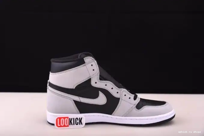 Cheap High Light Jordan Black White Air 555088-035 Grey 1 Retro Smoke 0413